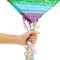 Pastel Rainbow Ombre Pull String Heart Pinata, Ideal for Birthday Party Decorations & Supplies, Quinceanera, Valentine's Day